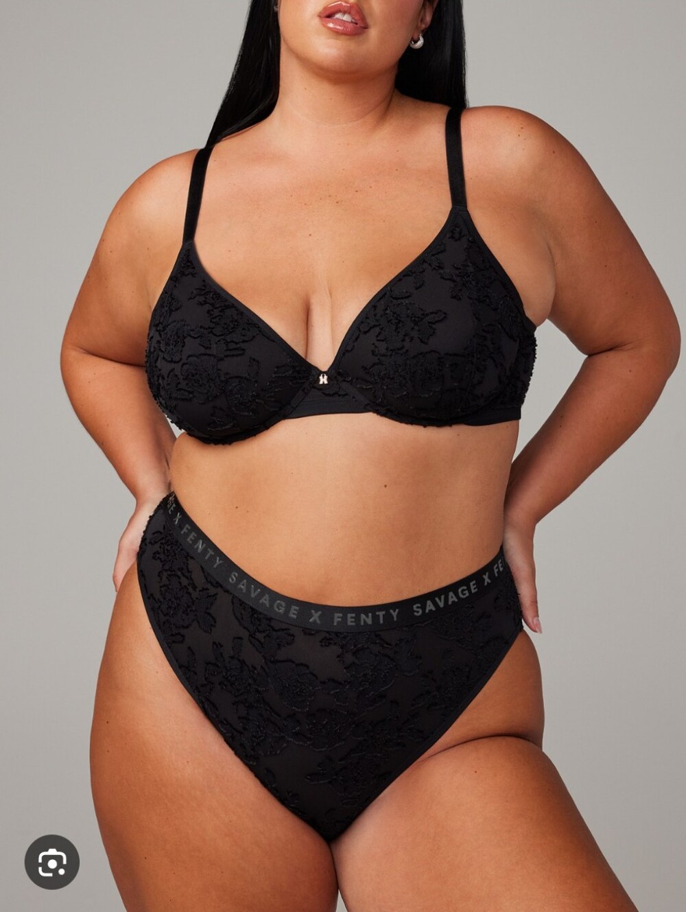 Savage X Fenty Charmed Prince High Leg Bikini- XL - Picture 3 of 5